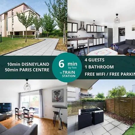 Appartement Les Paves De Prague - Pour 4 A 10 Minutes De Disneyland Paris Montévrain